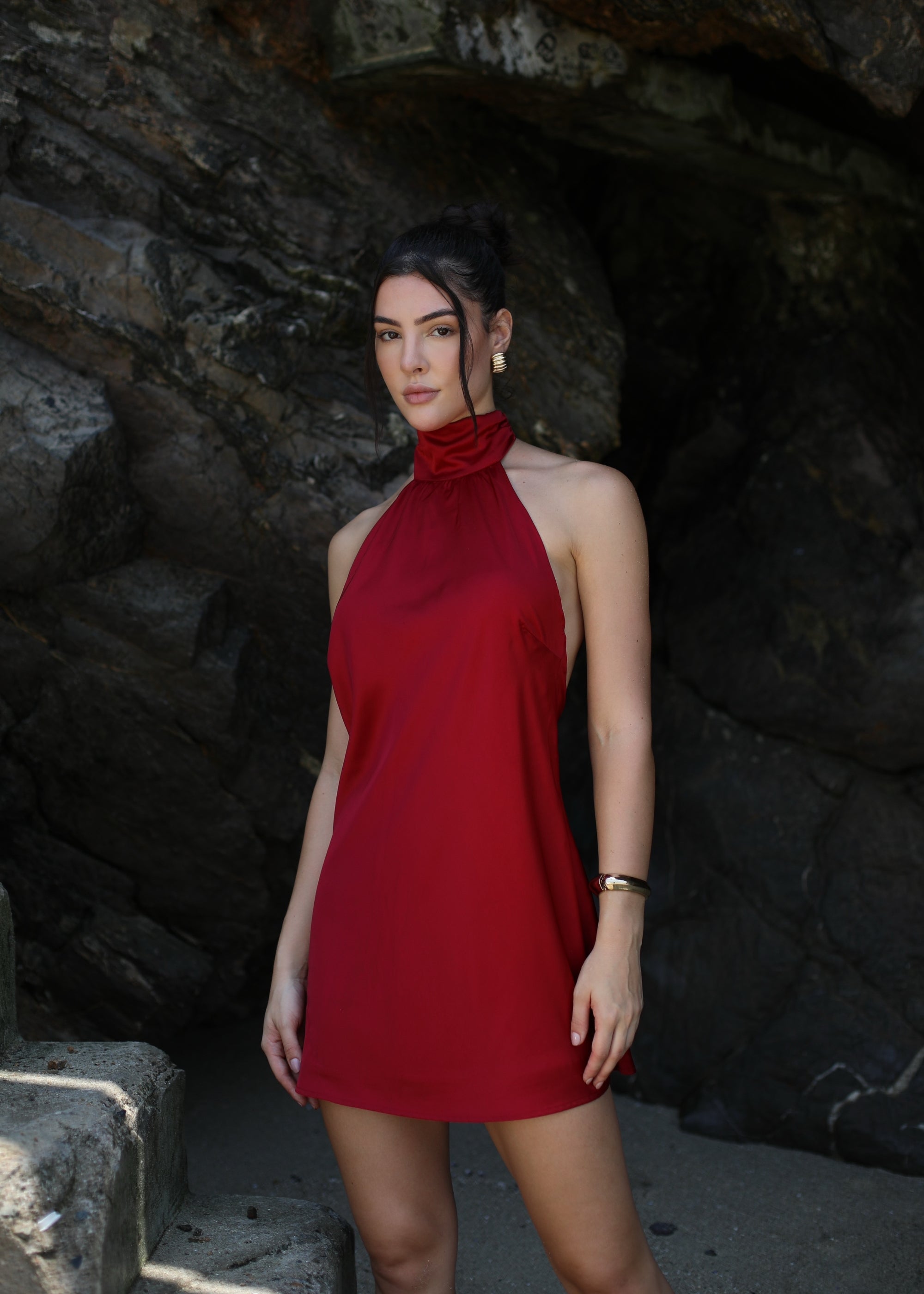 Vestido Corto Halter