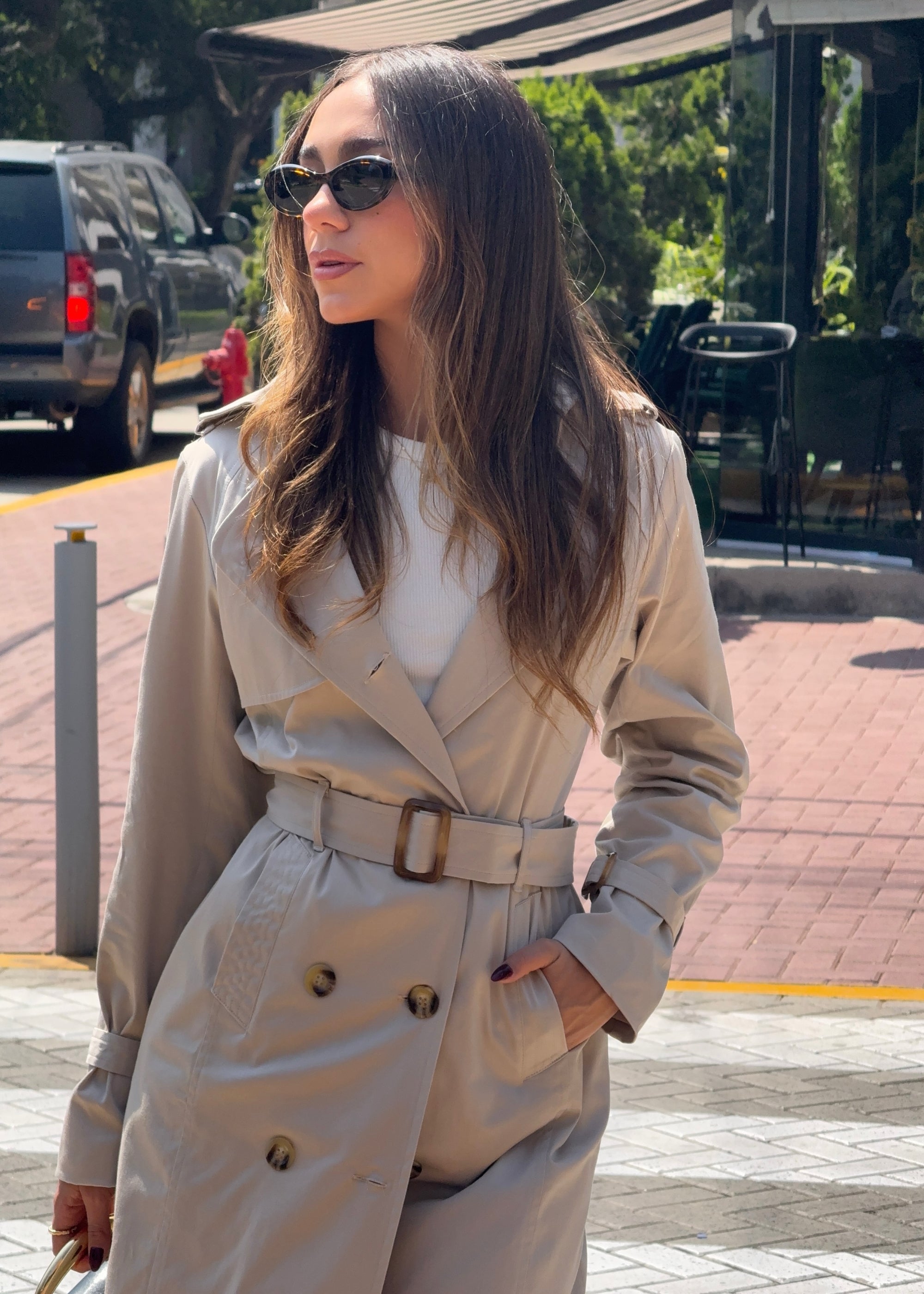 Gabardina Trench Beige - Pre Venta